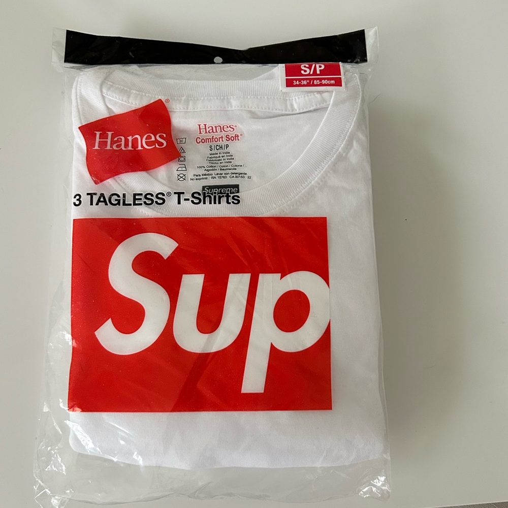 Brand new Supreme- Hanes T shirts. 3 pack.